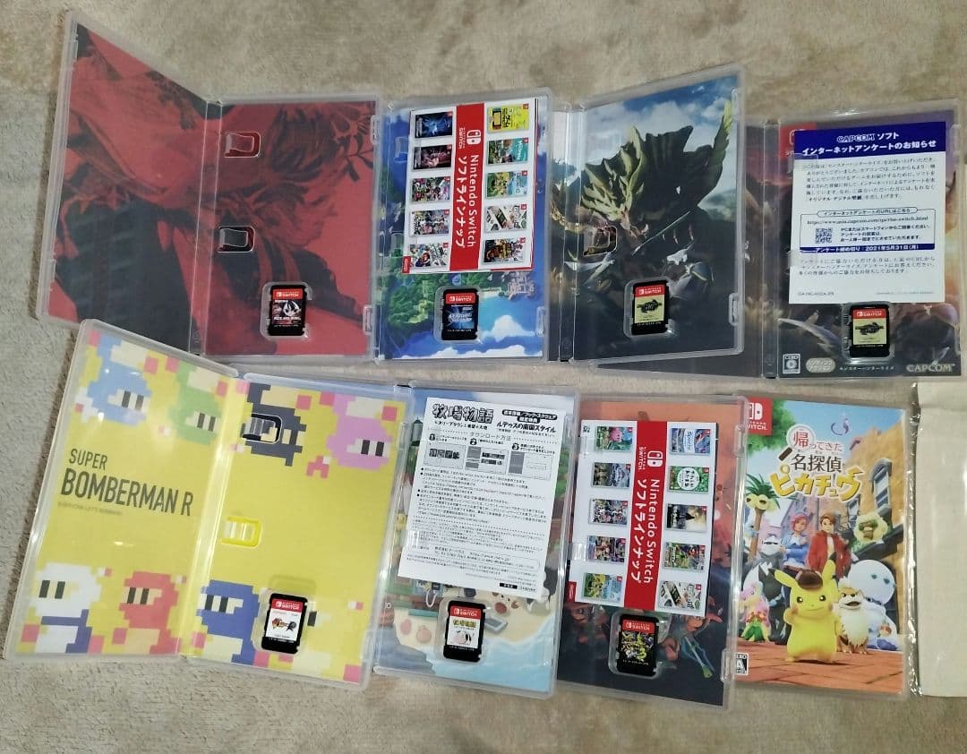 モ*ブ様 【美品】Switchソフト8本セット 特典付き 新品未開封品あり