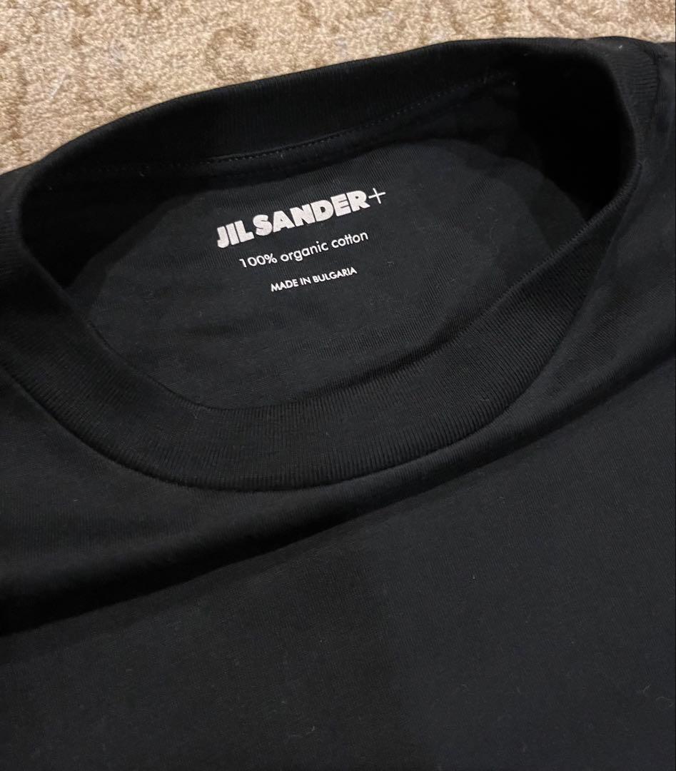 春夏 ジルサンダー JIL SANDER+ 半袖Tシャツ S 黒 カットソー