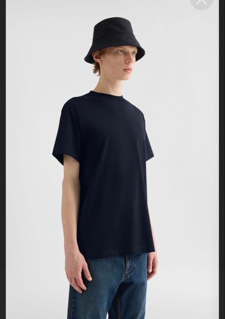 春夏 ジルサンダー JIL SANDER+ 半袖Tシャツ S 黒 カットソー