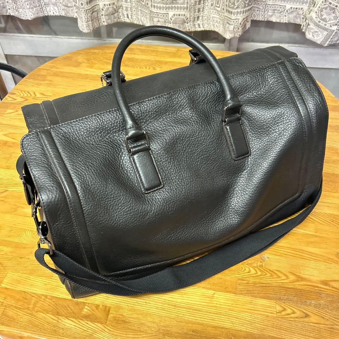 新品　TED BAKER ブラック ボストンバッグ　 本革