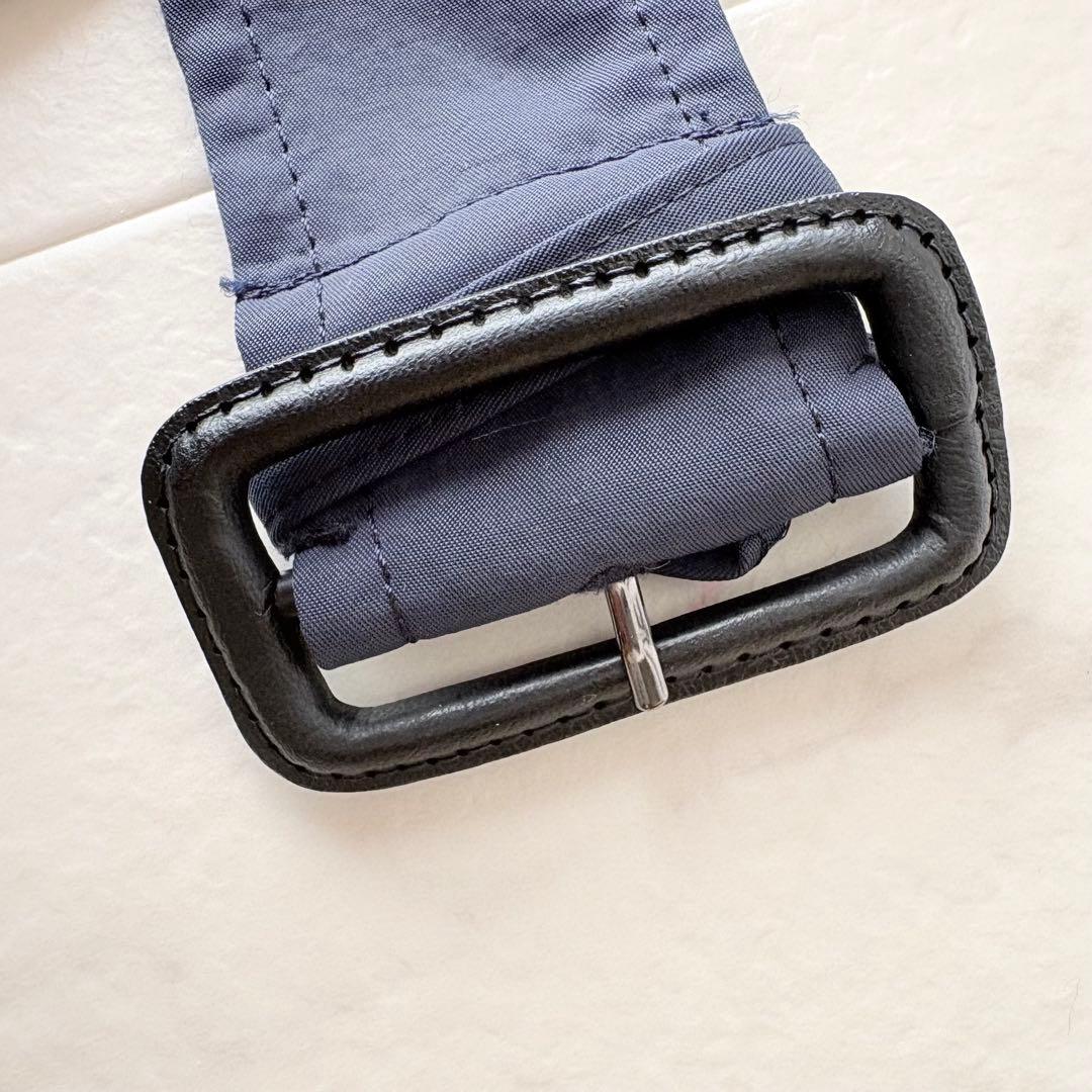 美品✨《アンタイトル》24SS 撥水 トレンチ風カラーレスコート セレモニー 紺