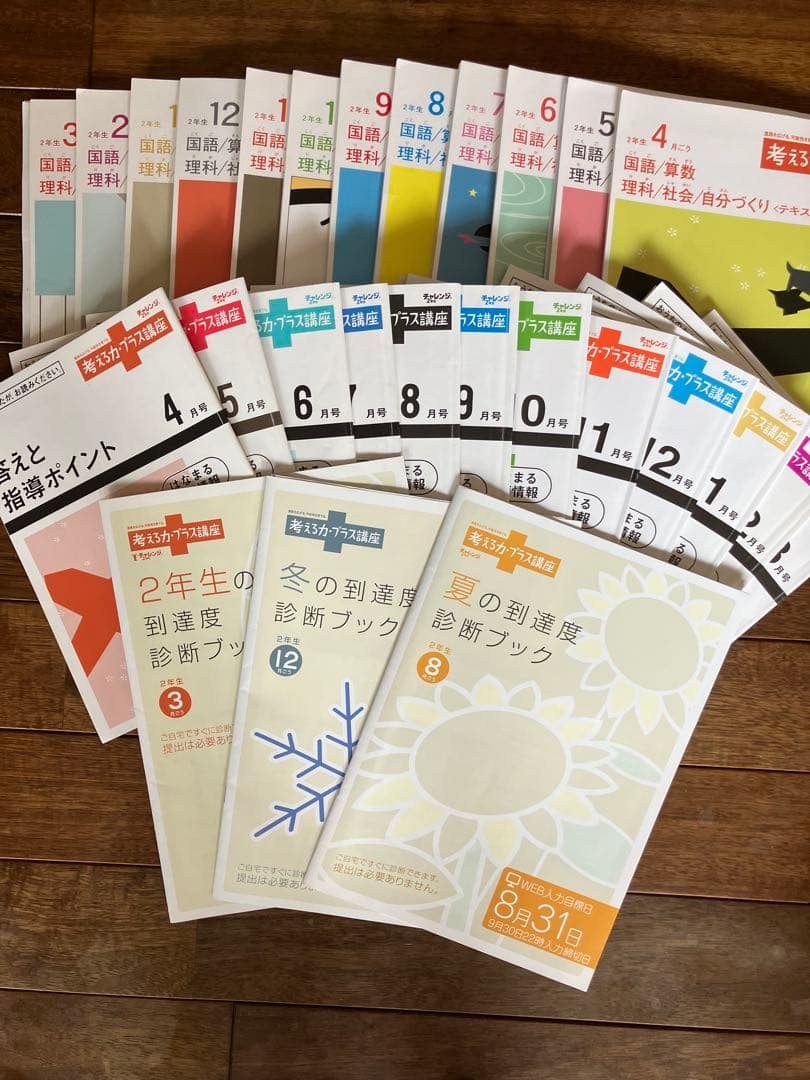 考えるカプラス 2年生 1年分