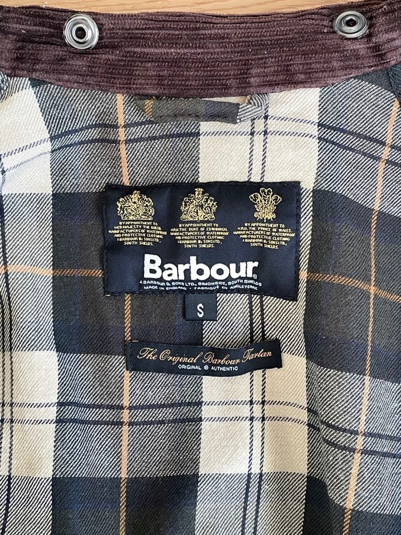 Barbour SPEY セージ ワックスジャケット S