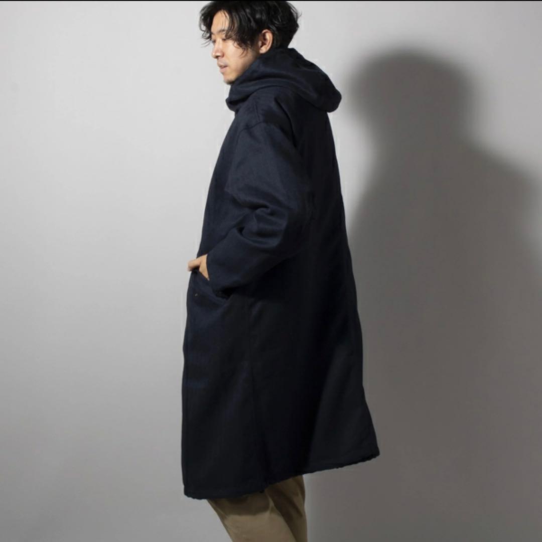 な*お様 【ＴＡＩＯＮ／タイオン】別注 ＣＲ　ＨＯＯＤ　ＣＯＡＴ　比翼 ロングコ
