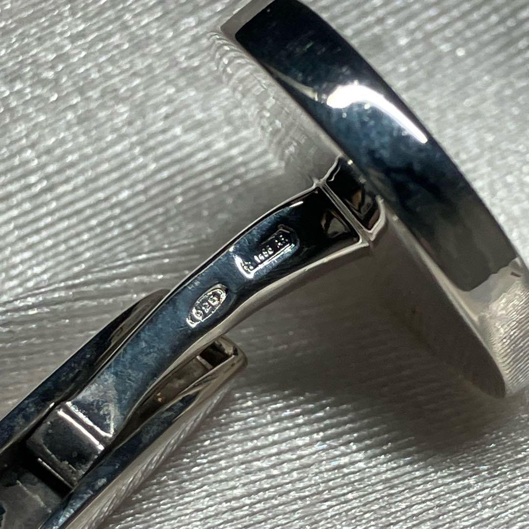 BVLGARI ブルガリ　カフリンクス シルバー925 ダブルロゴ　円形