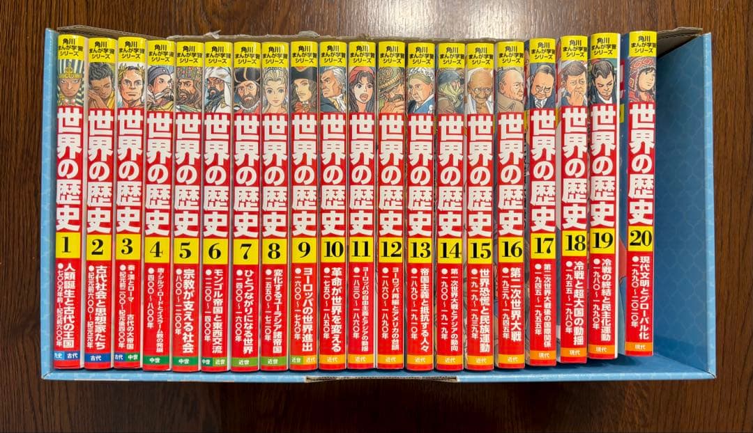 角川まんが学習シリーズ 世界の歴史 全20巻セット