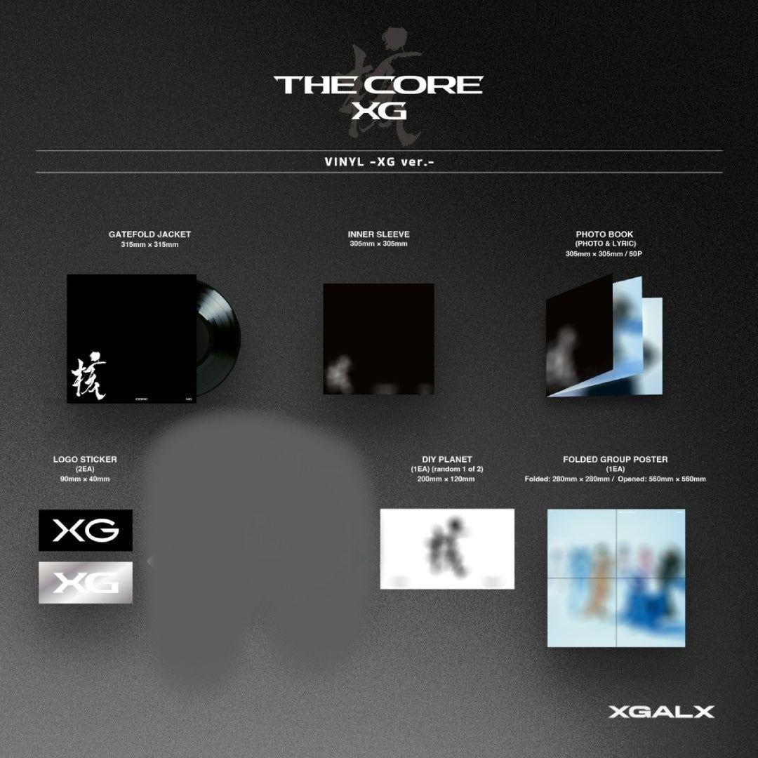 XG THE CORE 核 VINYL ステッカー ポスター フォトブック