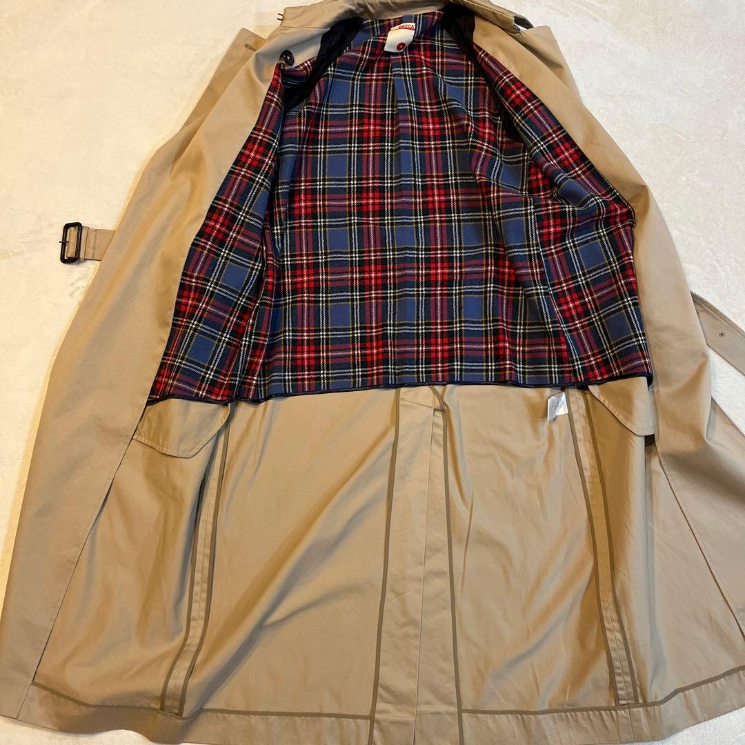 BACCA(トゥモローランド) トレンチコート　裏チェック♡スプリングコート