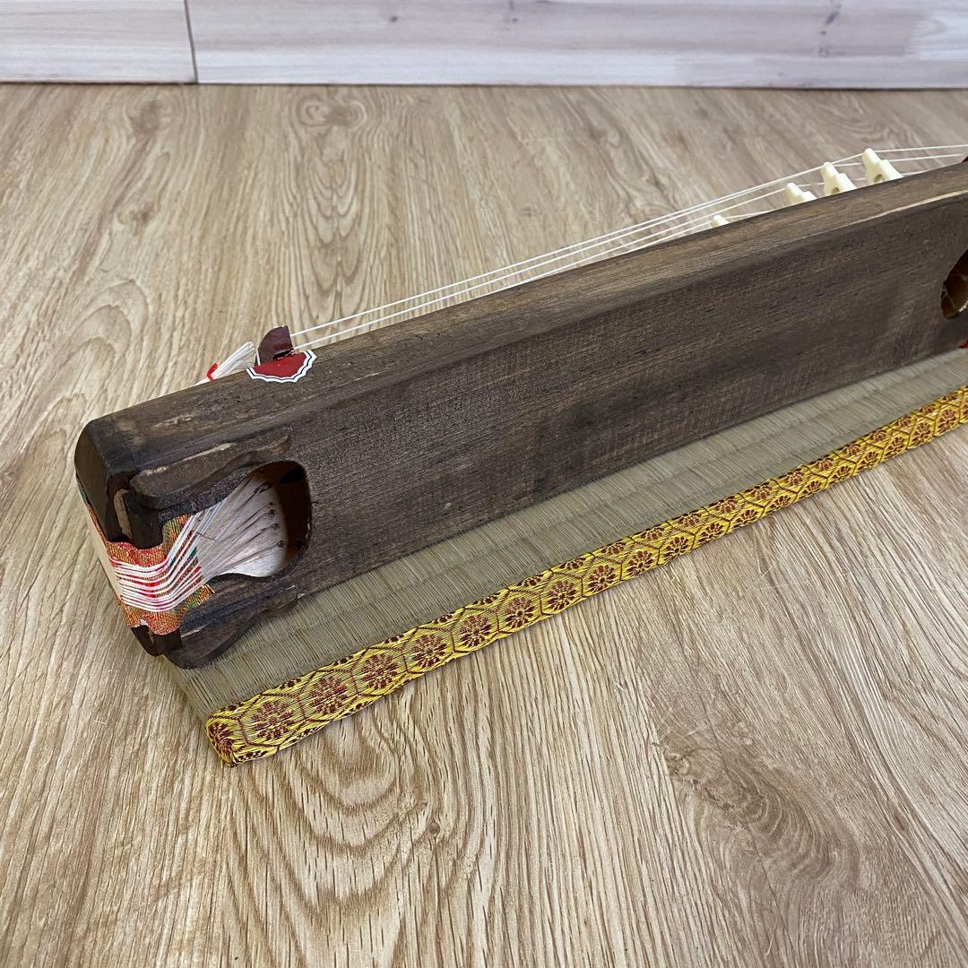 ミニお琴 和楽器 13弦 全長約42cm×幅約9cm 琴 ミニ琴