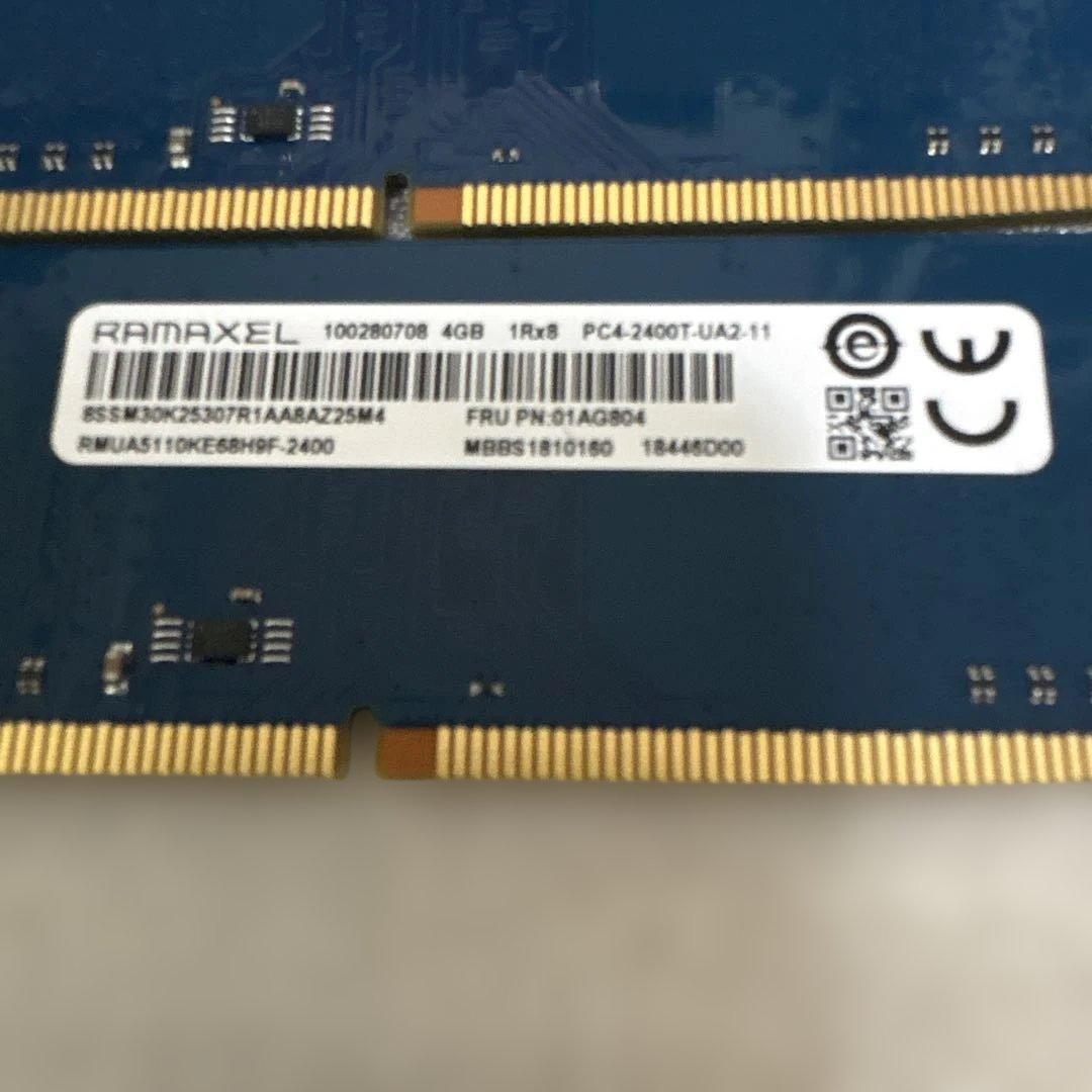 RAMAXEL 4GB メモリ PC4-2400T 4枚