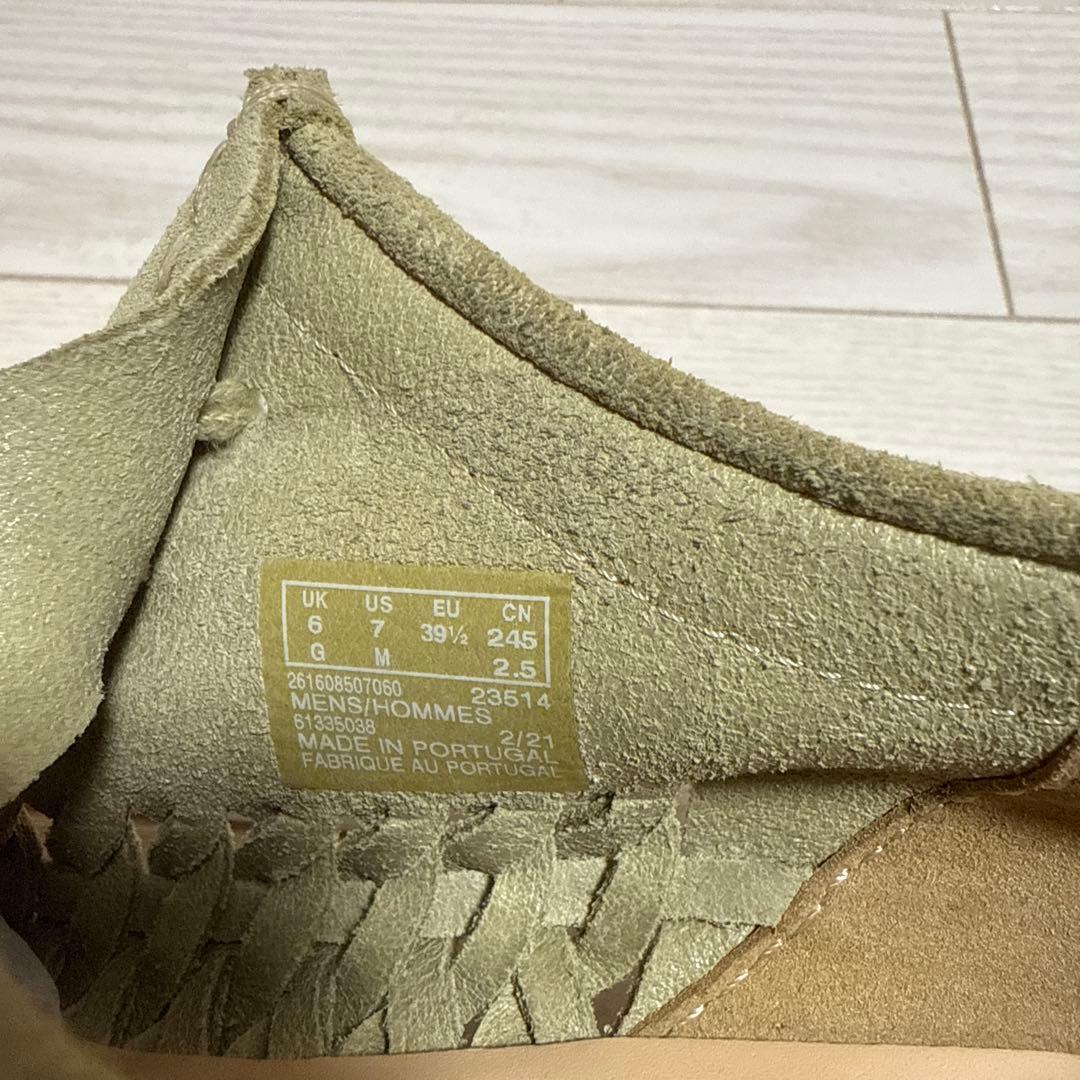 完売レア　Supreme × Clarks Woven Wallabee