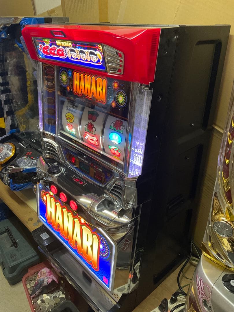 パチスロ実機　HANABI ハナビBH 不要機