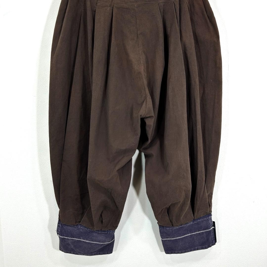 【2】KAPITAL Wide balloon Pants ブラウン サルエル