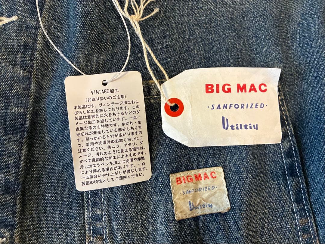BIG MAC　DENIM COVERALL