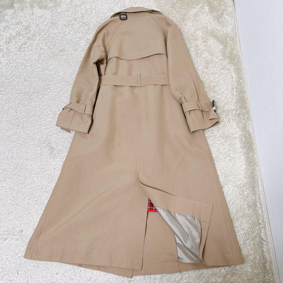 ダイアグラム★美品★ライナー付ロングトレンチコート★キャメル