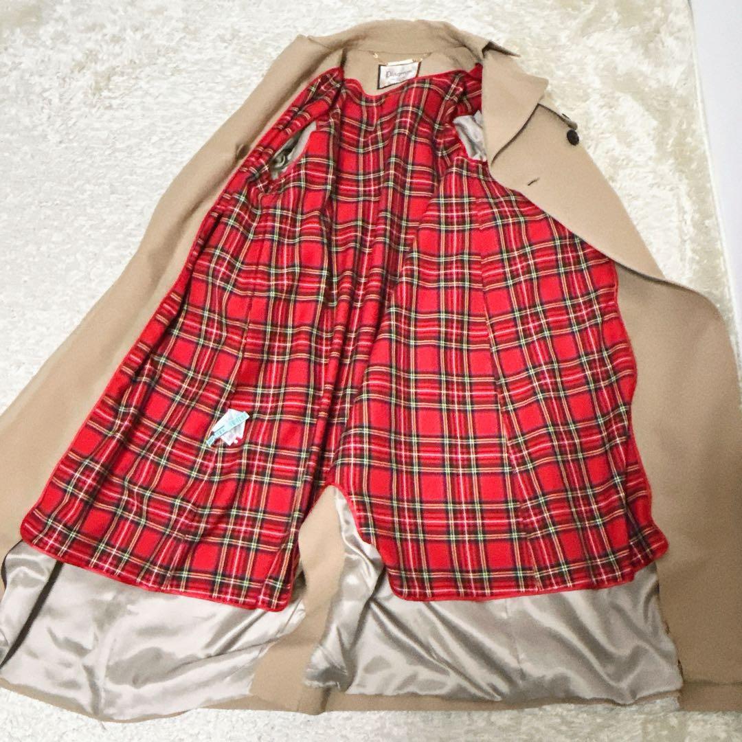 ダイアグラム★美品★ライナー付ロングトレンチコート★キャメル