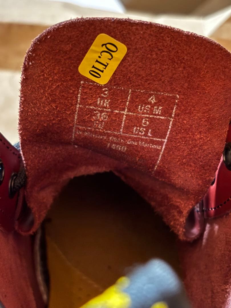 定価約3万【1460】 替紐付DR.MARTENS 8ホール UK3