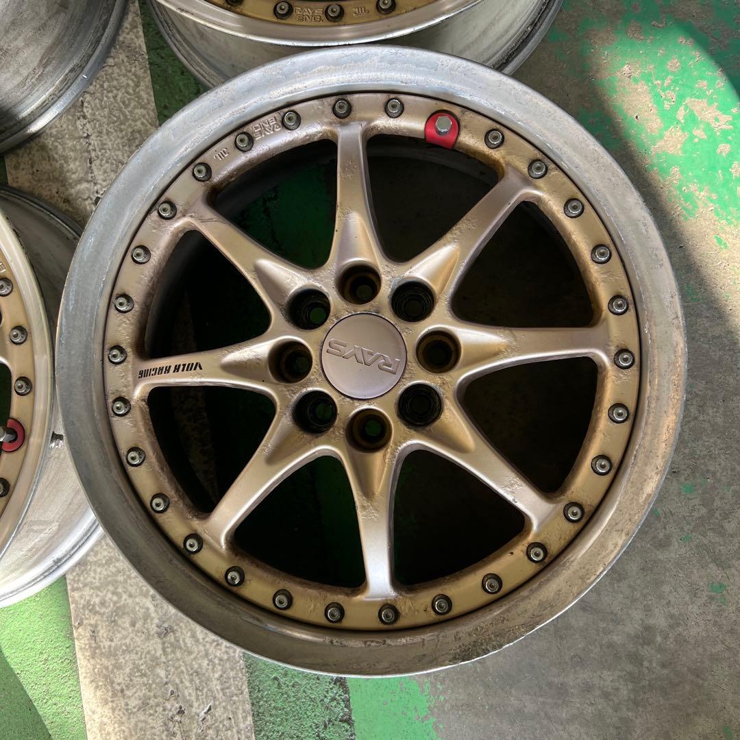 ボルクレーシング！レイズ！GR-N！希少中古4枚セット！