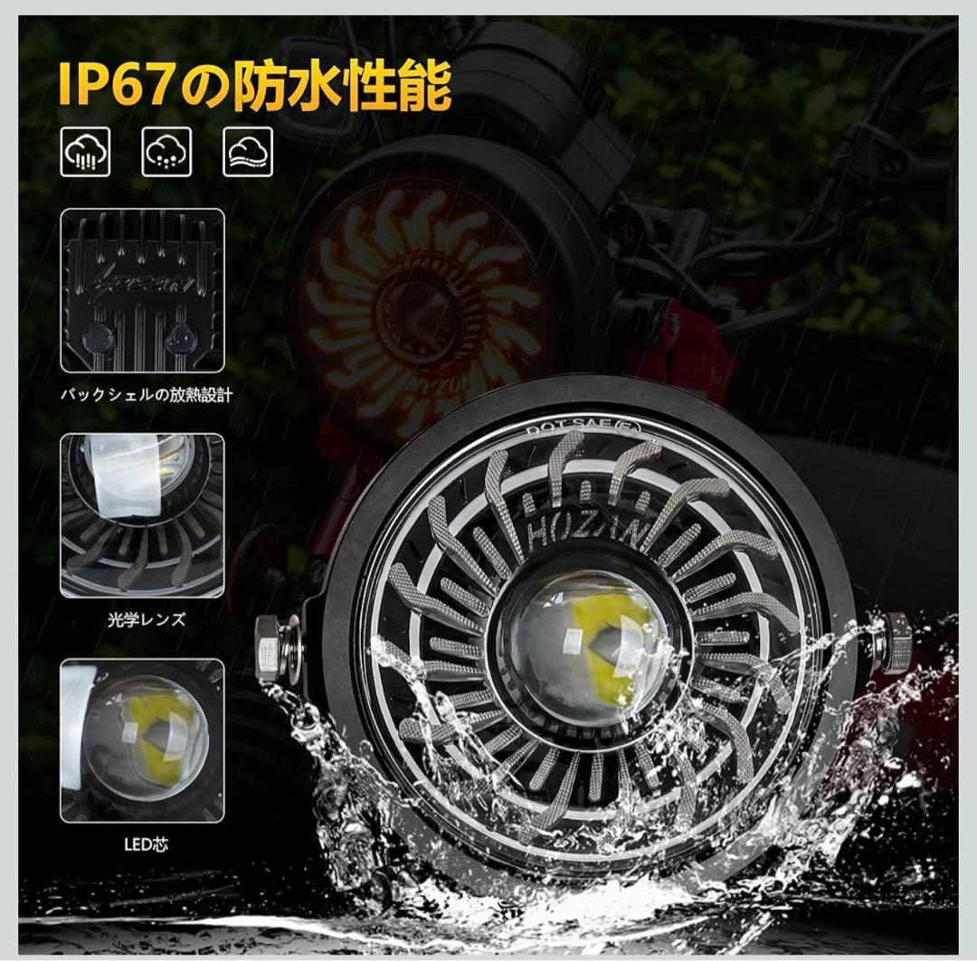 ホンダ CT125 ハンターカブ対応レーザー ヘッドライトハイ&ロービームDRL