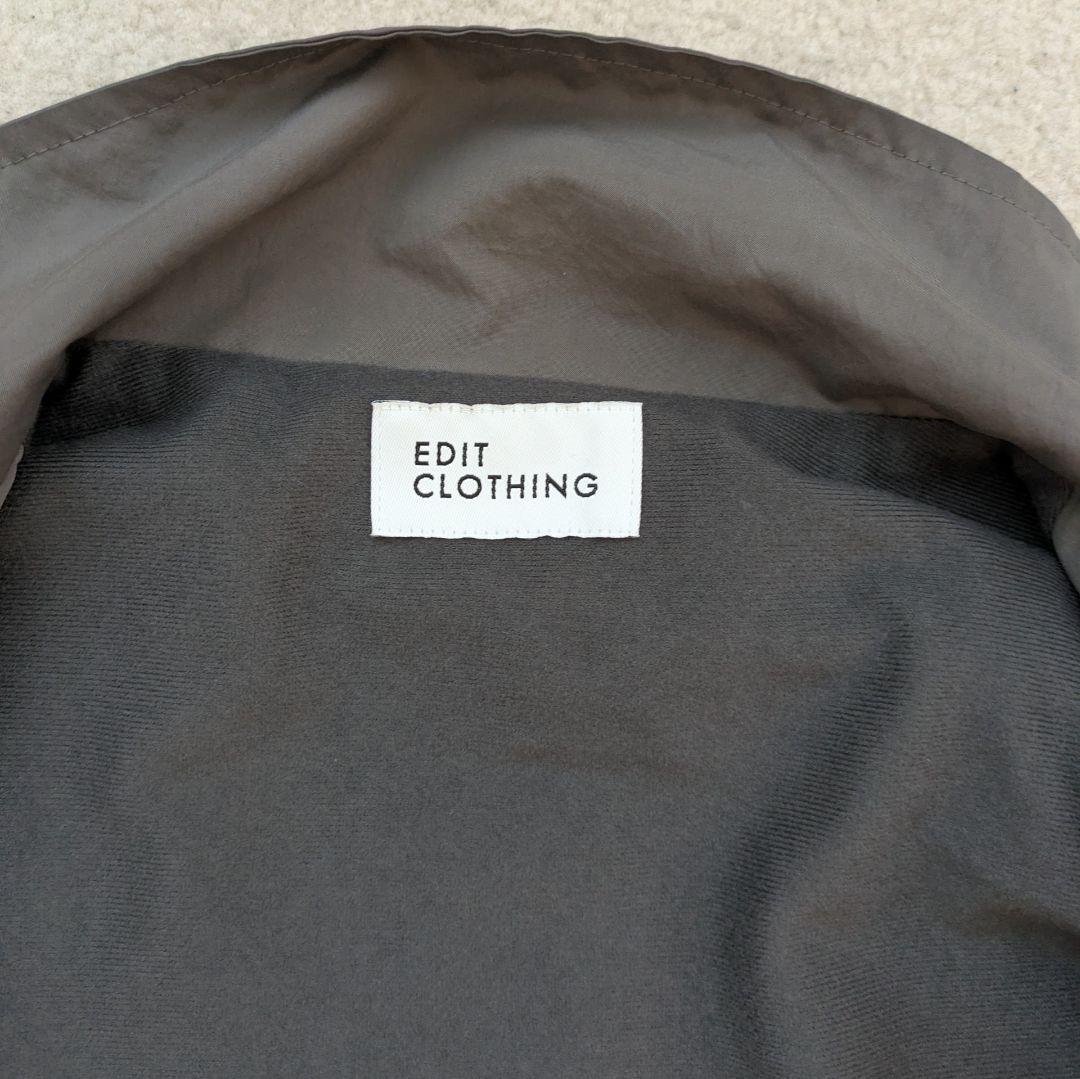 EDITCLOTHING スタンドカラー 2way ポケットブルゾン グレー　2