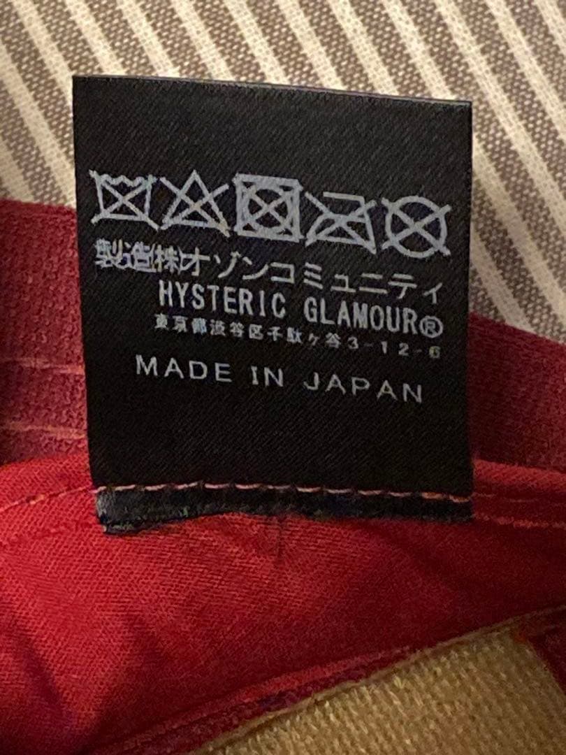 HYSTERIC GLAMOUR ヒステリックグラマー　メッシュキャップ　レッド