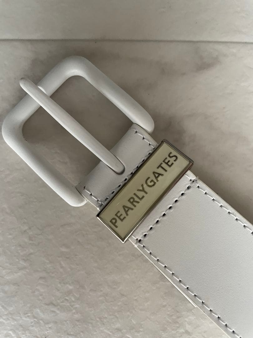 PEARLY GATES ホワイトロゴベルト　新品