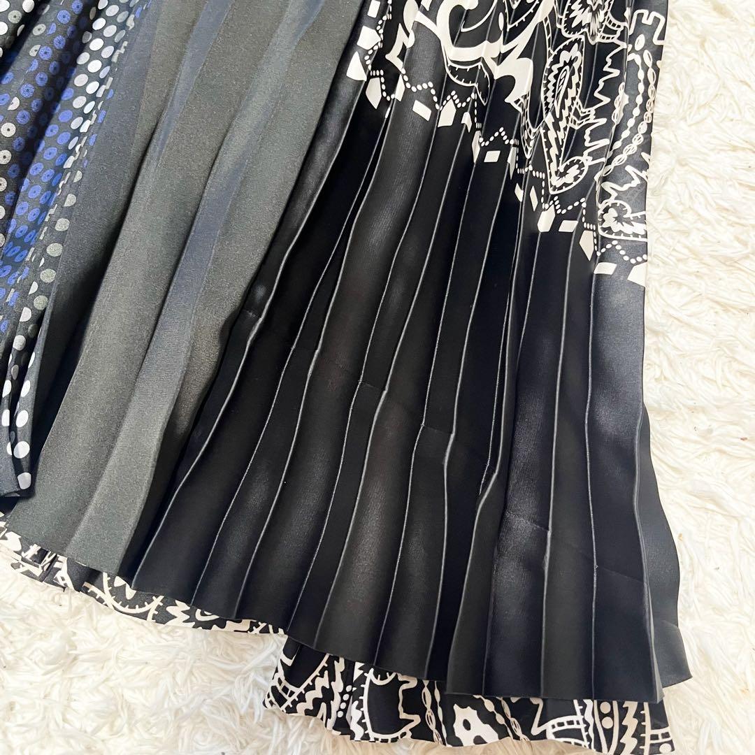 sacai 21SS バンダナ柄 プリーツスカート ロング アーカイブ