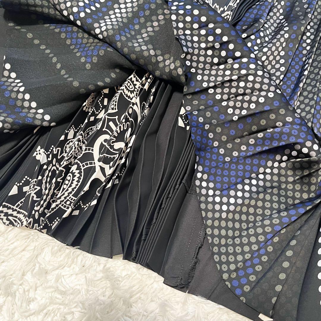 sacai 21SS バンダナ柄 プリーツスカート ロング アーカイブ