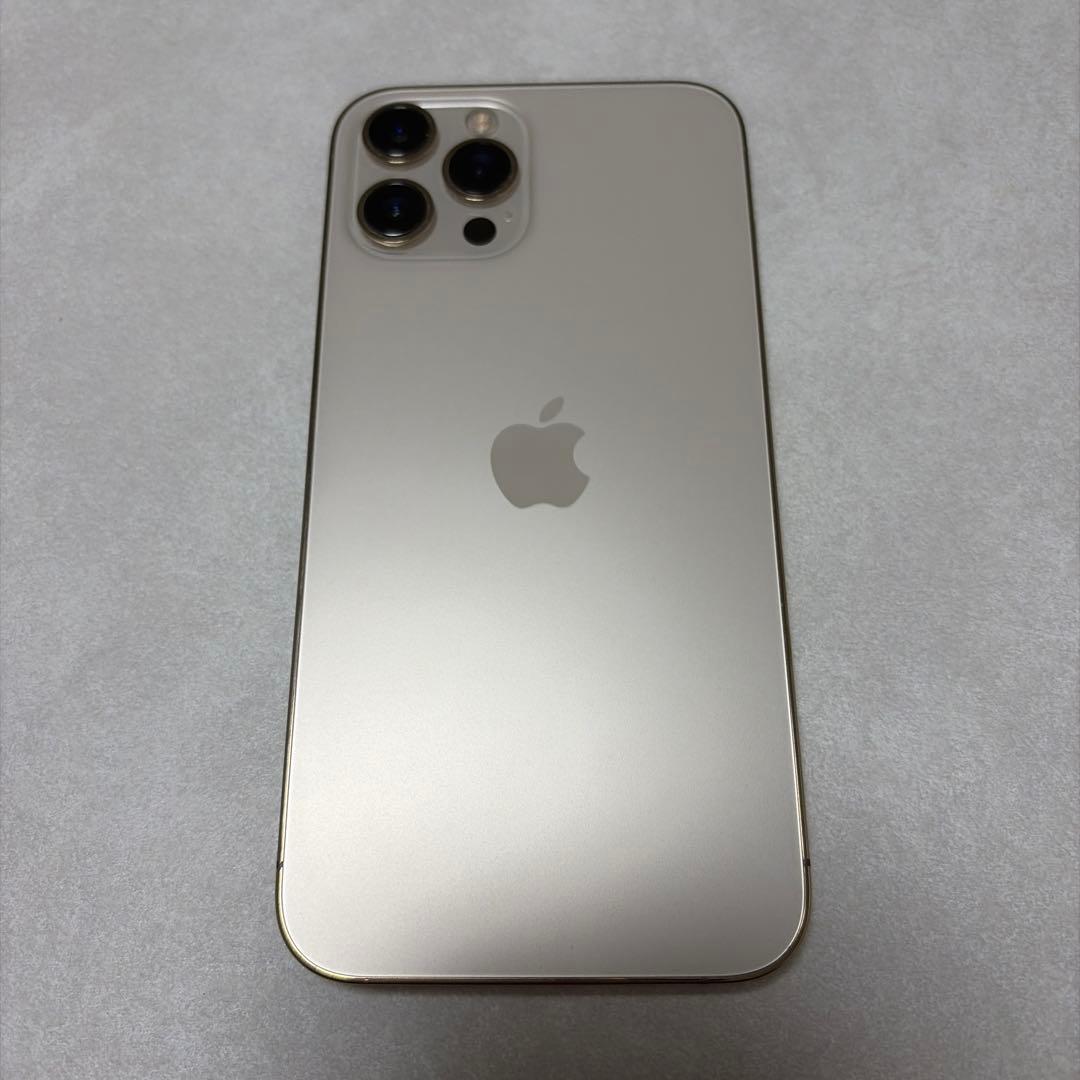 ★バッテリー87% iPhone12ProMax 256GBゴールドSimフリー
