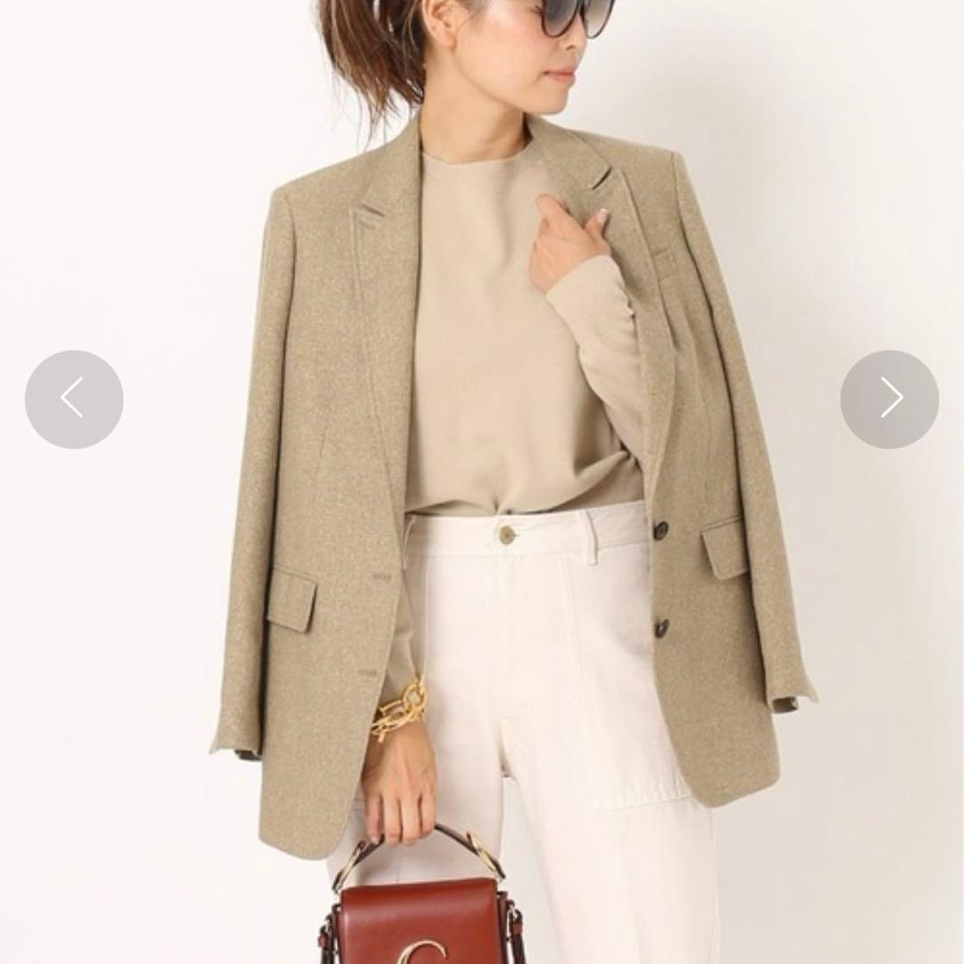 《美品》Deuxieme Classe：Nep Tweed ジャケット38