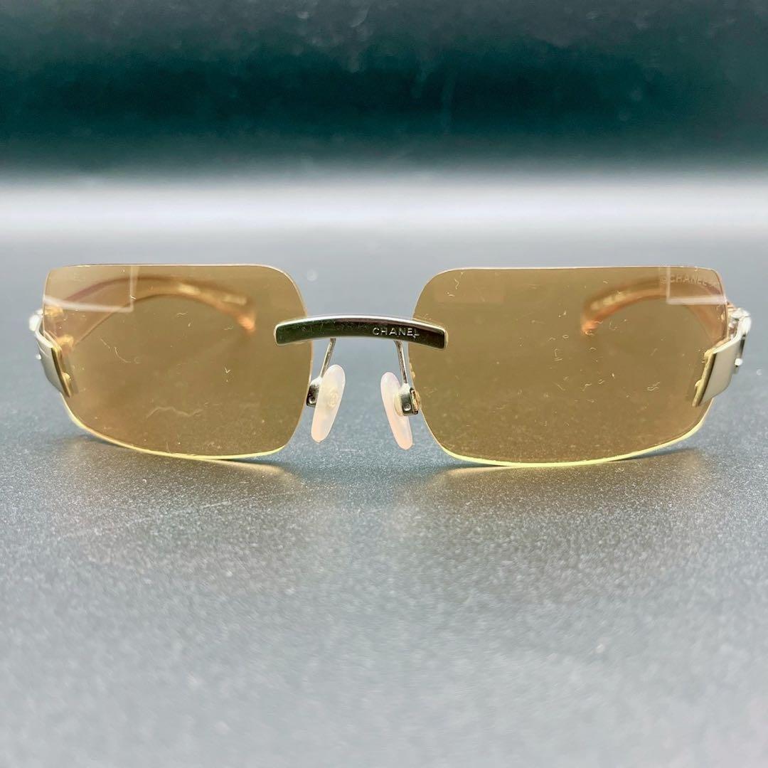 た*や様 CHANEL vintage rim less sunglasses
