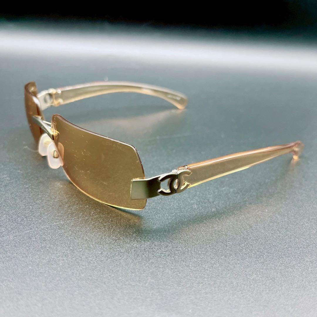た*や様 CHANEL vintage rim less sunglasses