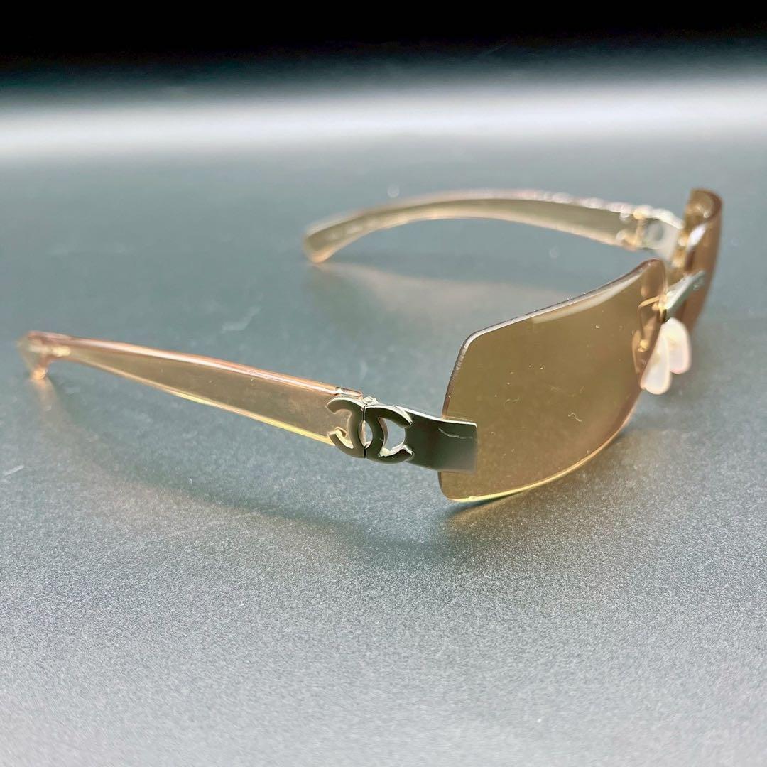 た*や様 CHANEL vintage rim less sunglasses