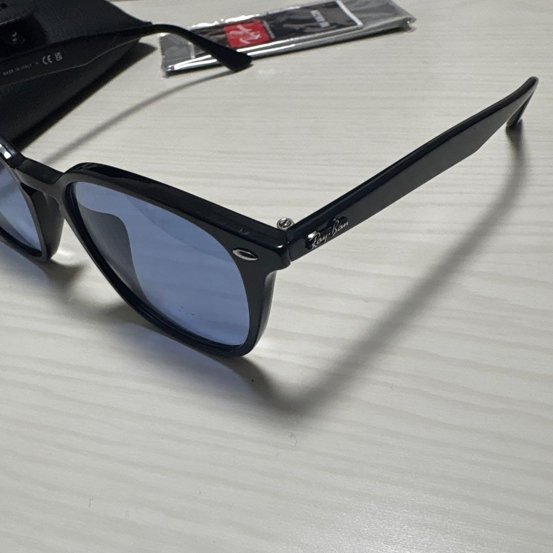 Ray-Ban ブラックフレーム ブルーレンズ サングラス
