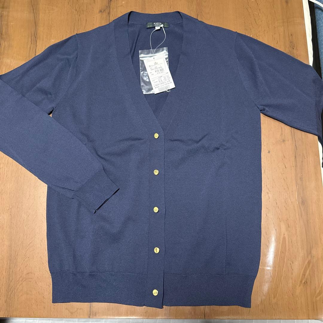 【タグ付き新品】キース　接触冷感アンサンブル　ネイビー