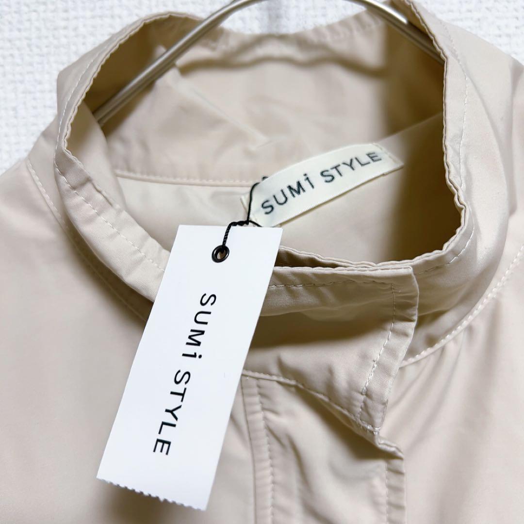 新品タグ付き　スミスタイル　馬刺繍入りレイヤード風コート　イアパピヨネ
