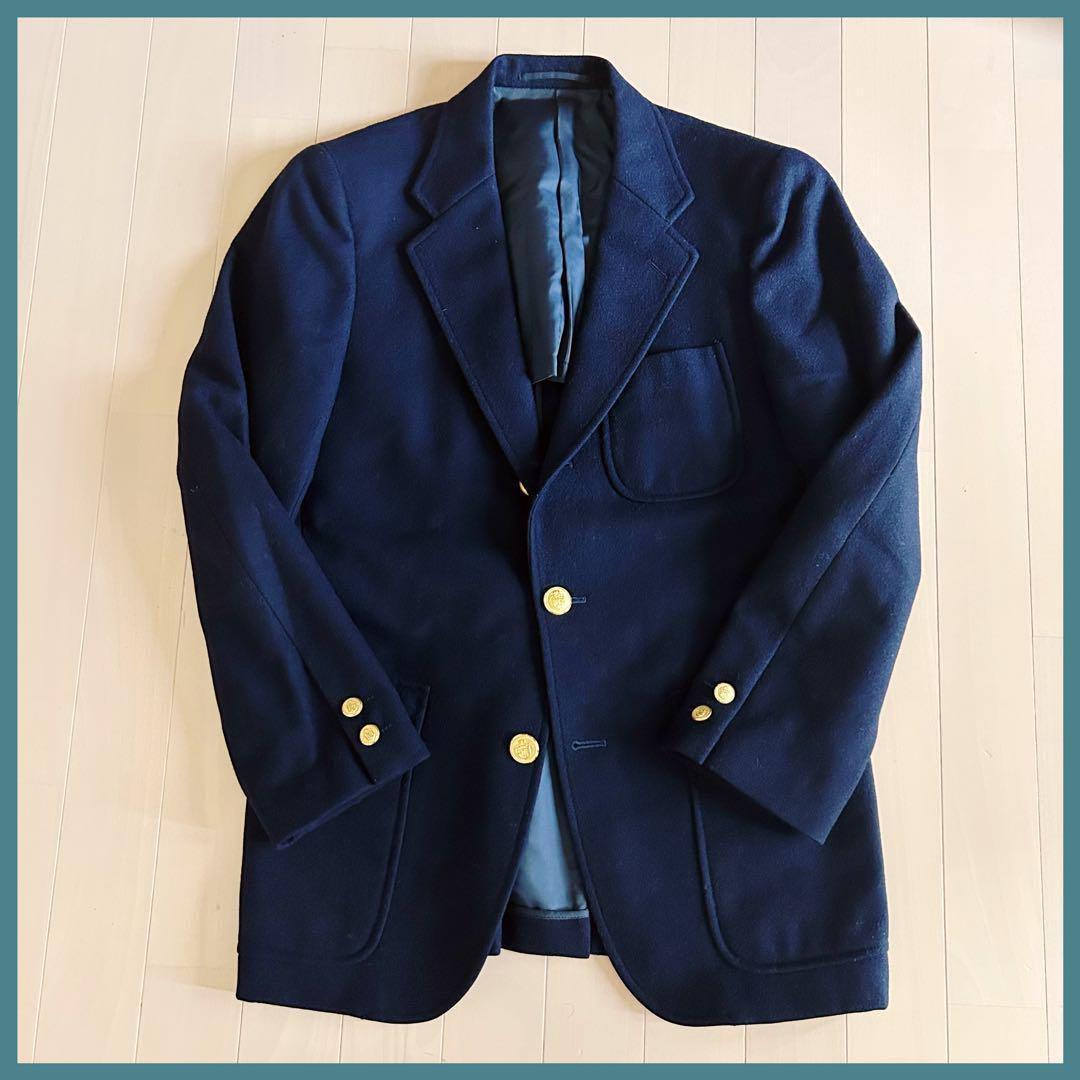 【美品】最高級 J.PRESS 厚手 フランネル 紺ブレザー 冬用