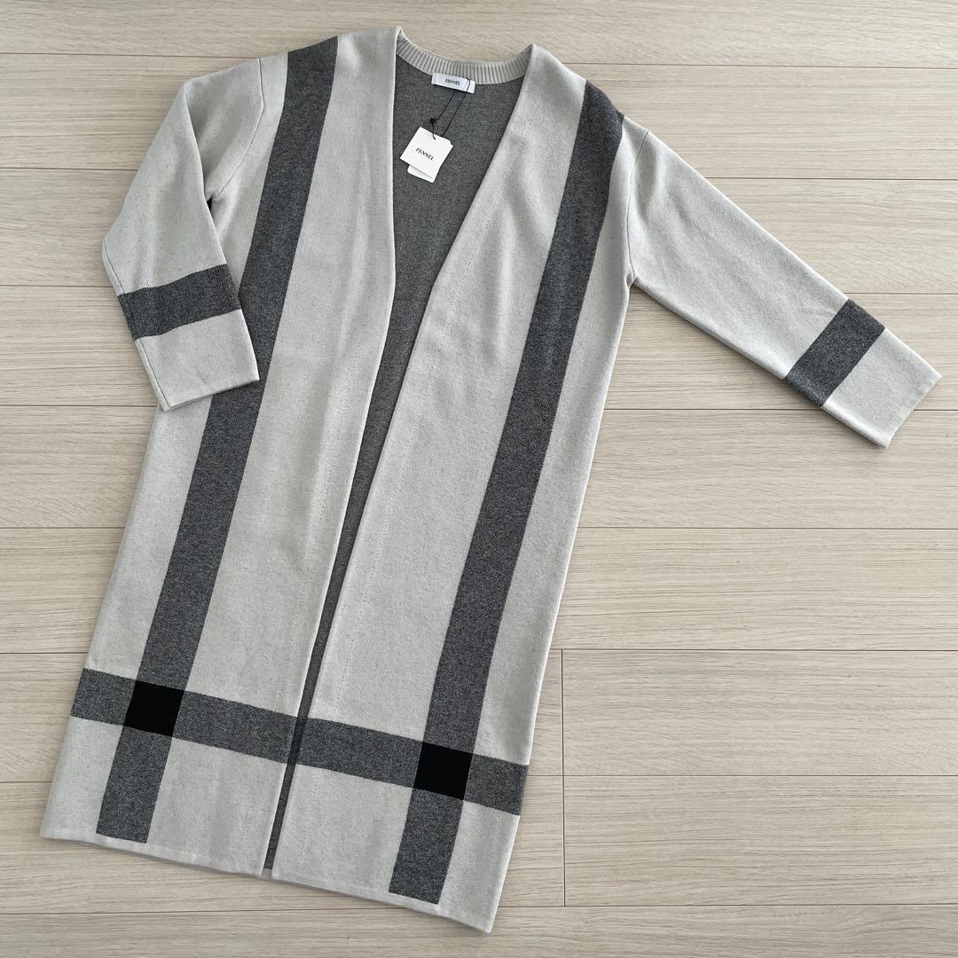 新品 FENNEL ロングカーディガン 9号
