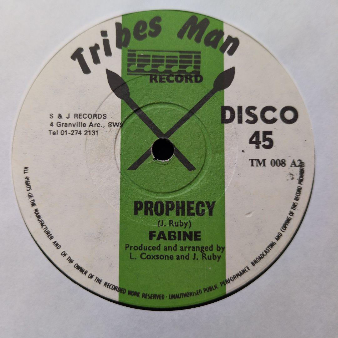 洋楽 FABINE PROPHCY Tribes Man Disco 45