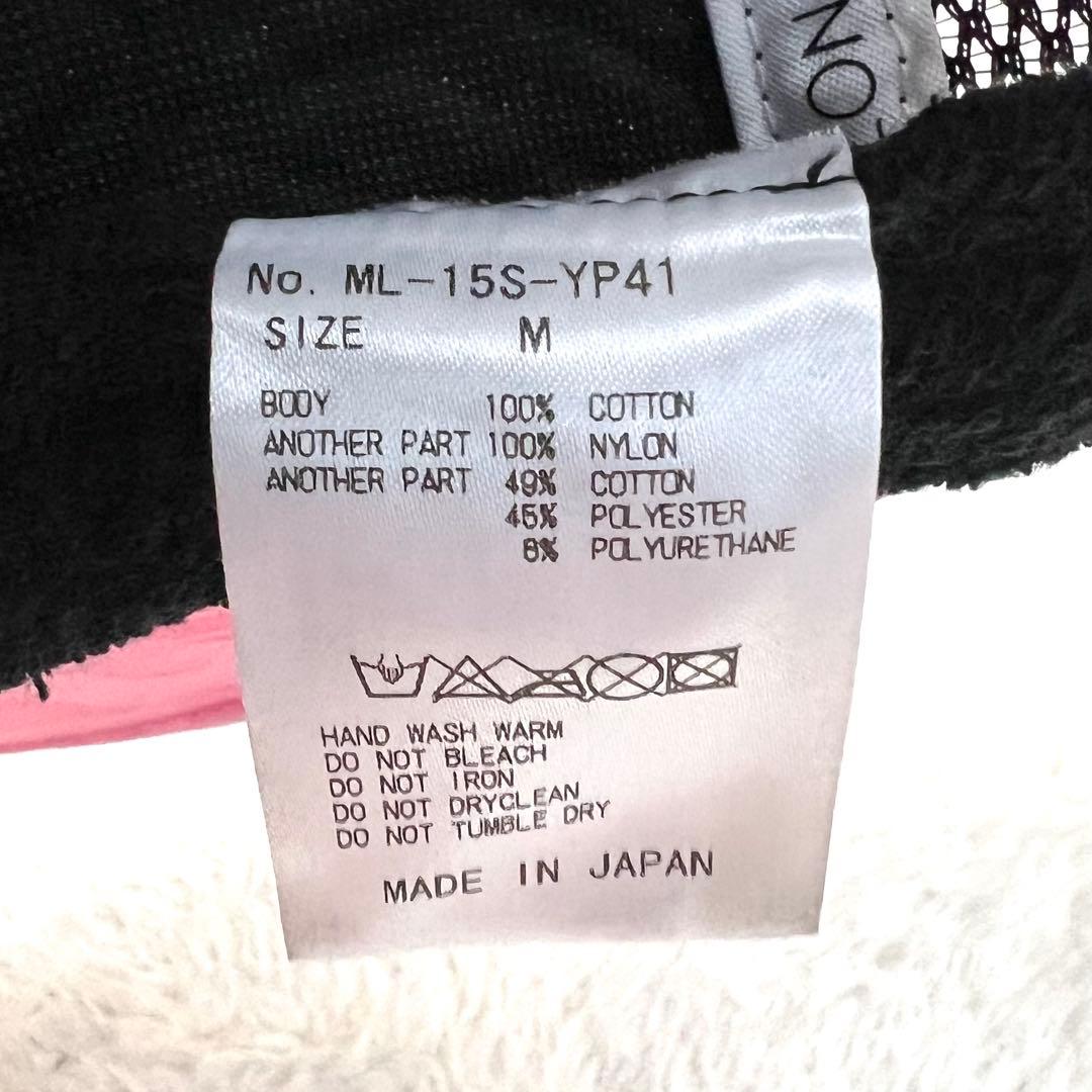 【MARK&LONA】SKULL MESH CAP BK/PINK M