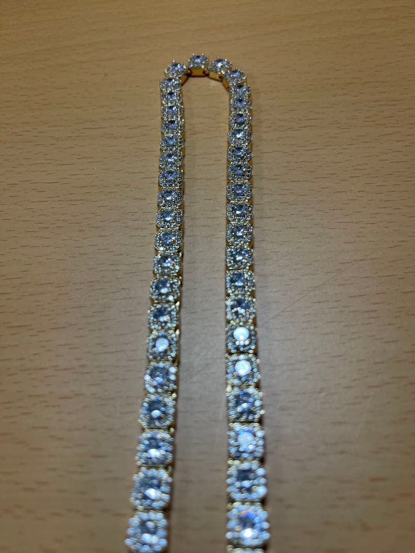 アクセサリー Glitter Clustered Tennis Chain Necklace