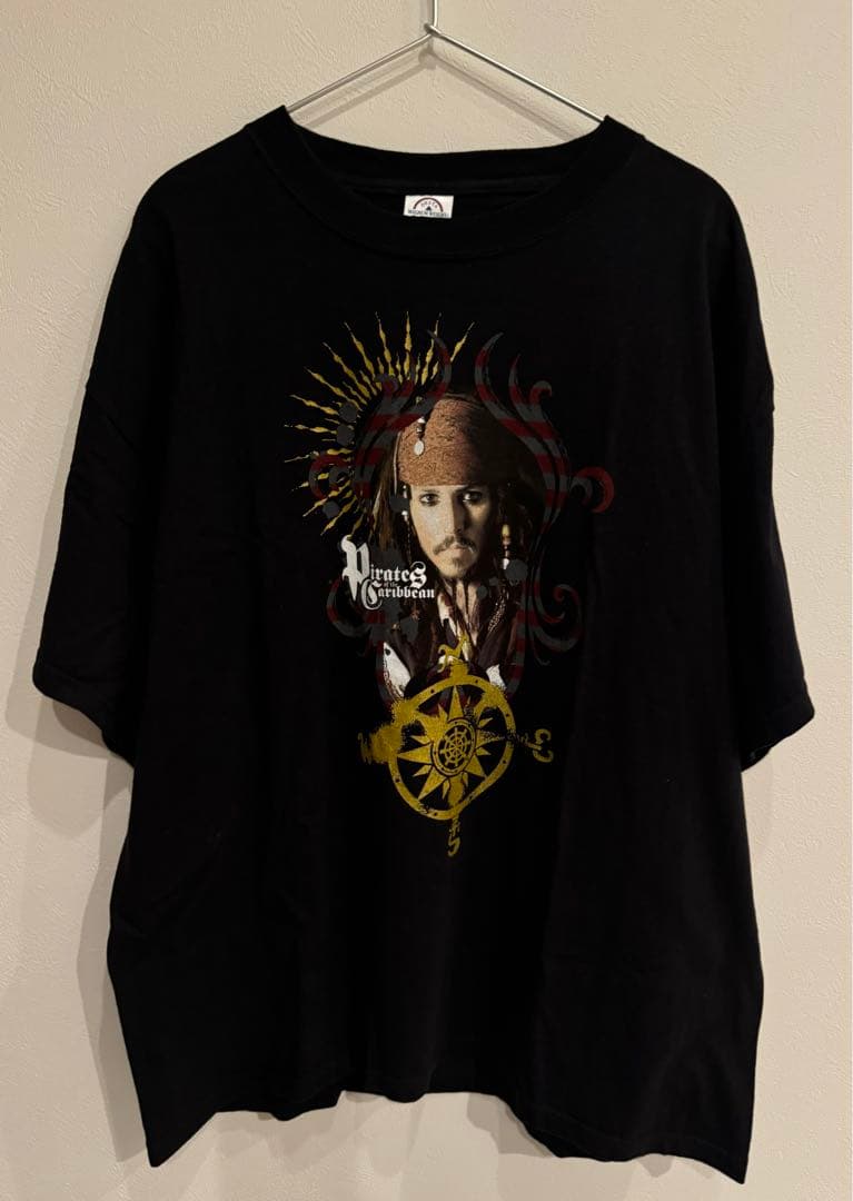 o*r様 【ドスペ】パイレーツオブカリビアン ジョニーデップ単体 Tシャツ ブラ