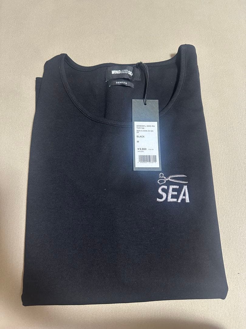 デンハム　新品未使用DENHAM SEA ブラック tanktopM