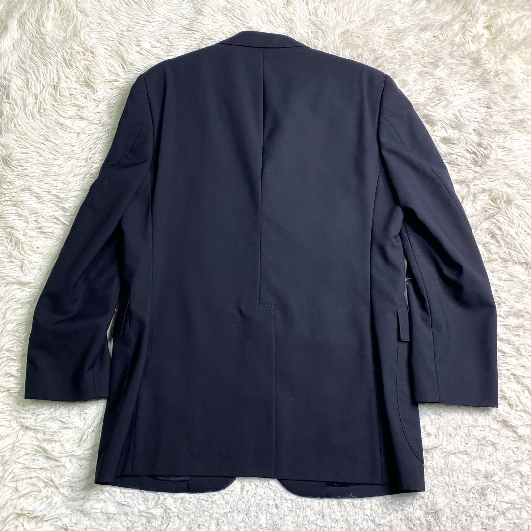 美品✨J.PRESS テーラード 紺ブレ L 銀ボタン 毛 ポリエステル メンズ
