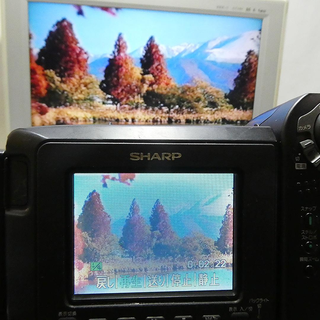 動作良好VideoHi8 シャープVL-HL100 8ミリビデオカメラDVD化に