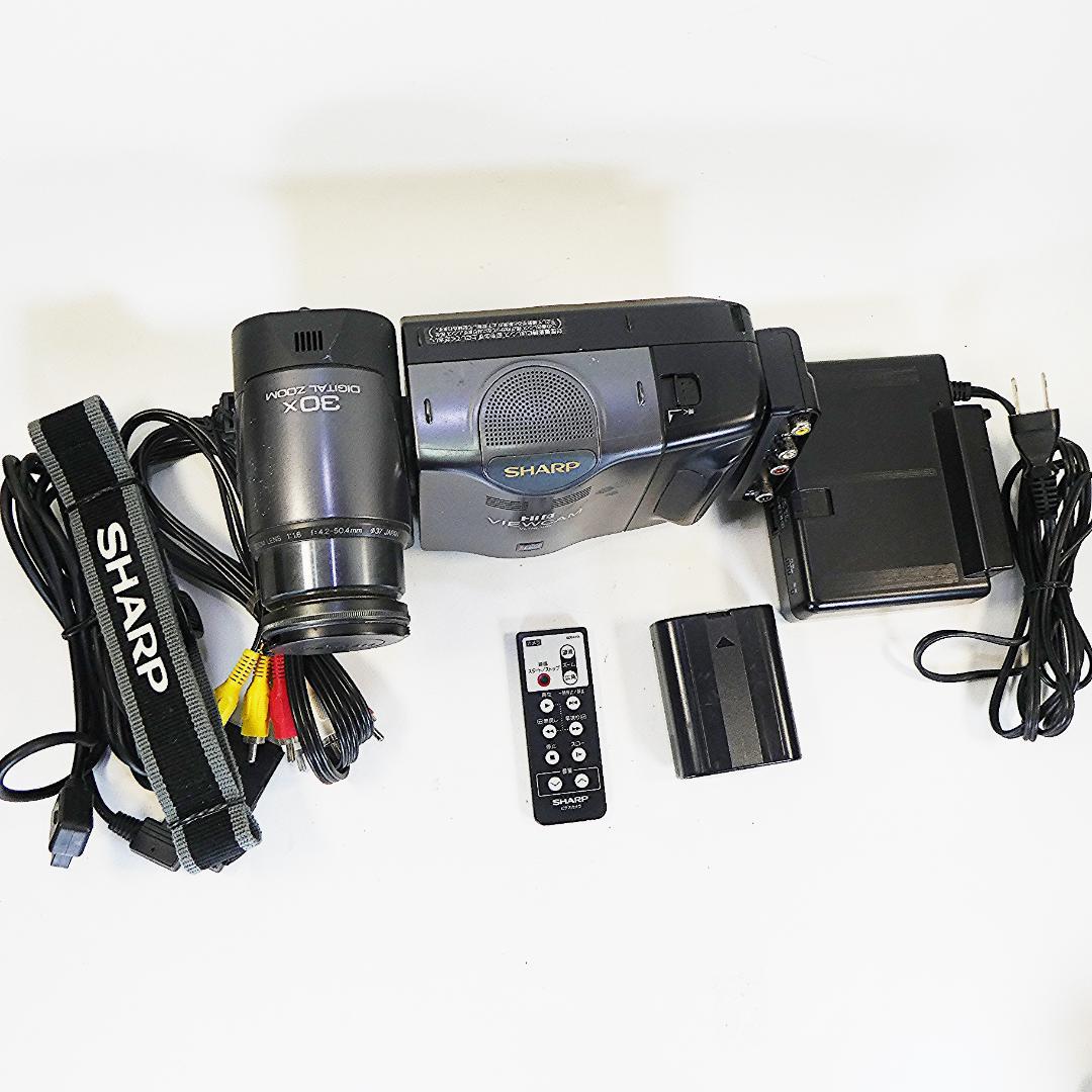 動作良好VideoHi8 シャープVL-HL100 8ミリビデオカメラDVD化に