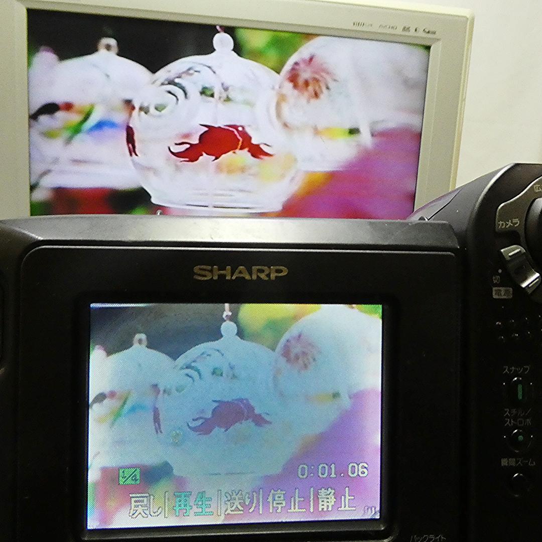 動作良好VideoHi8 シャープVL-HL100 8ミリビデオカメラDVD化に