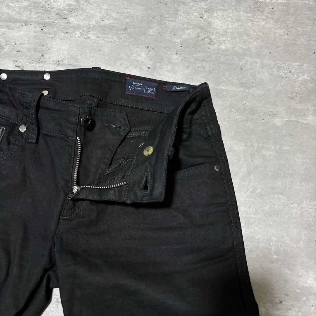 良品 DIESEL ディーゼル Grupee スキニー ジョグジーンズ W23