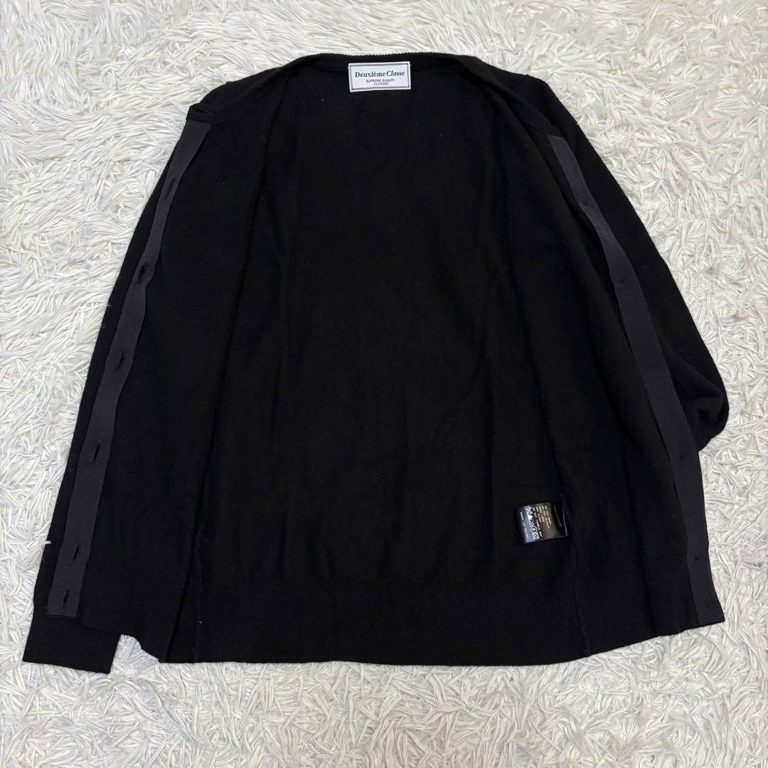 K様アンサンブル】ドゥーズィエムクラス カシミア カーディガン セット 黒