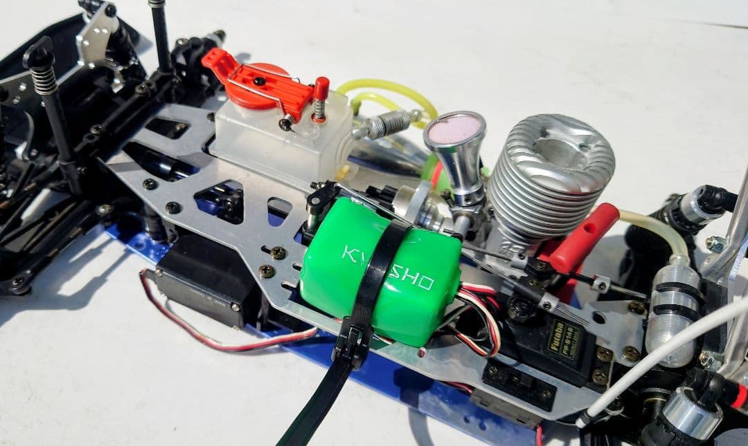 【動作確認済】美品！京商1/10 GP10 エンジン サーボ プロポ 2スピード